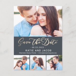 Carte Postale Forever Love ÉDITABLE COULEUR Enregistrer La Date