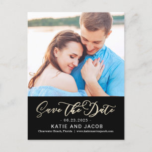Carte Postale Forever Love ÉDITABLE COULEUR Enregistrer La Date