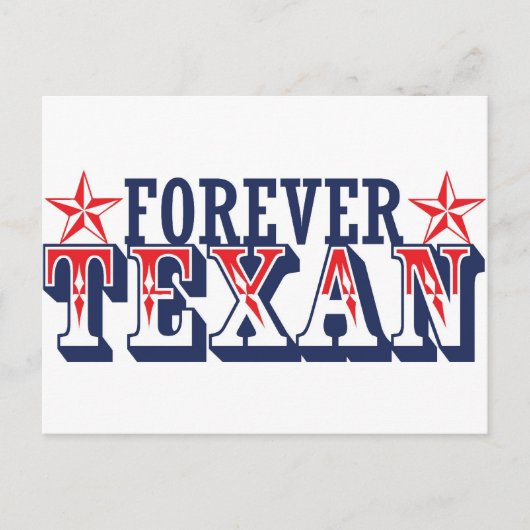 Carte Postale Forever Texan (Devant)