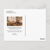 Carte Postale Forever Thankful élégant Mariage de script Merci (Dos)