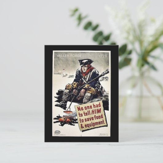 Carte Postale Forge de Vallée (Debout devant)