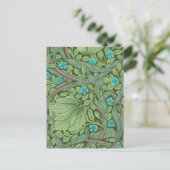 Carte Postale Forget-Me-Nots, Wallpaper de William Morris (Debout devant)