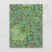 Carte Postale Forget-Me-Nots, Wallpaper de William Morris (Devant)