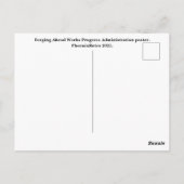 Carte Postale Forging avant Works Progress Administration (Dos)