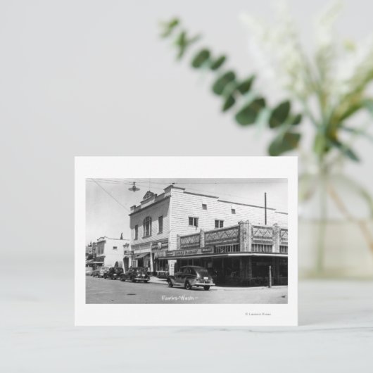 Carte Postale Forks, WashingtonA Street Scene Forks, WA (Debout devant)
