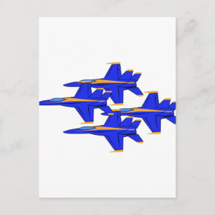 Carte Postale Formation Blue Angels