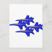 Carte Postale Formation Blue Angels (Devant)
