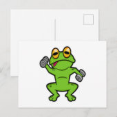 Carte Postale Formation de grenouille à l'épaule avec cloches (Devant / Derrière)