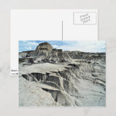 Carte Postale Formation d'érosion du désert, Parc provincial Din (Devant / Derrière)
