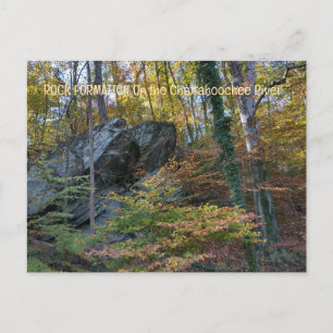 Carte Postale Formation rocheuse de la rivière Chattahoochee Atl