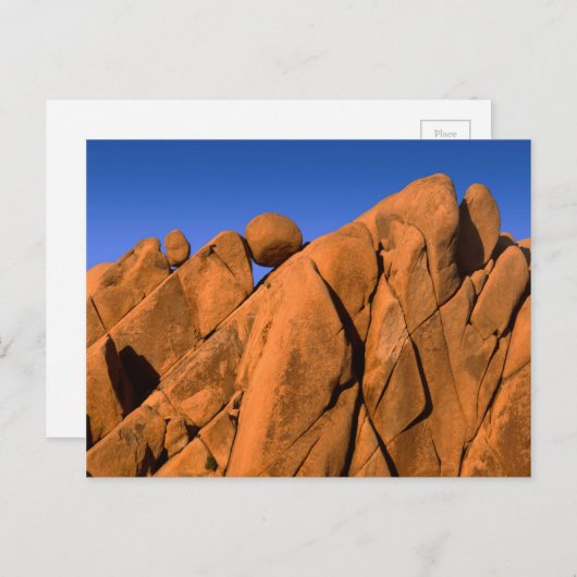 Carte Postale Formation rocheuse unique, Californie (Devant / Derrière)