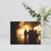 Carte Postale Formation sur incendie (Debout devant)