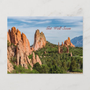 Carte Postale Formations de Cathedral Spires Colorado Guérissez
