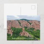 Carte Postale Formations de vallée et de roches à Roxborough (Devant / Derrière)