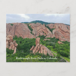 Carte Postale Formations de vallée et de roches à Roxborough