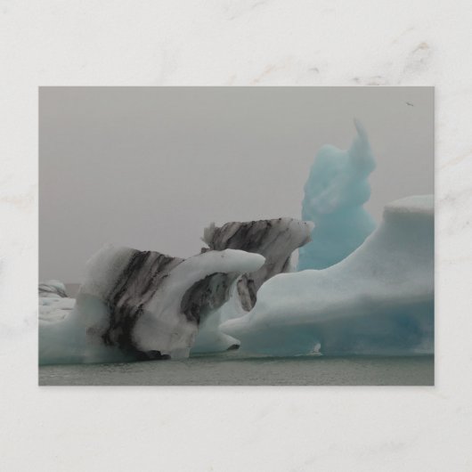 Carte Postale Formations d'icebergs (Devant)