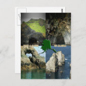 Carte Postale Formations et grottes rocheuses en Alaska Collage (Devant / Derrière)