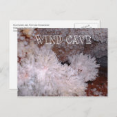 Carte Postale Formations Frostwork et Popcorn, Vent Cave, SD (Devant / Derrière)