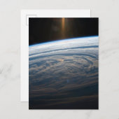 Carte Postale Formations nuageuses dans le sud de l'océan Indien (Devant / Derrière)