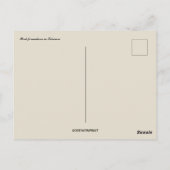 Carte Postale Formations Rocheuses au Liban (Dos)