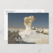 Carte Postale Formations rocheuses, Désert blanc, Farafra, Egypt (Devant / Derrière)