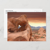 Carte Postale Formations rocheuses, parc d'État Valley of Fire,  (Devant / Derrière)