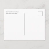 Carte Postale Formations rocheuses, Parc national Big Bend, TX (Dos)