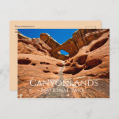 Carte Postale Formations rocheuses, Parc national des Canyons, U (Devant / Derrière)