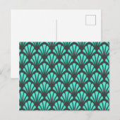 Carte Postale Forme de coquille Art déco (Devant / Derrière)