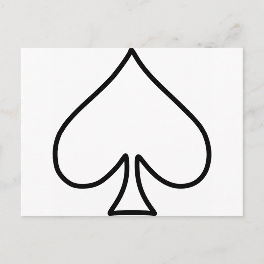 Carte Postale Forme de débordement très simple (Devant)