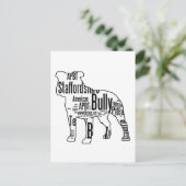 Carte Postale Forme de despote avec des mots de délivrance (Debout devant)