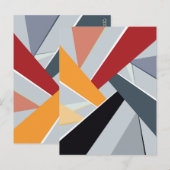 Carte Postale Forme géométrique Abstraite 2 (Devant / Derrière)