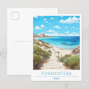 Carte Postale Formentera Espagne Voyage
