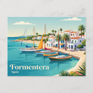Carte Postale Formentera, La Savina, Îles Baléares, Espagne