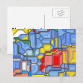 Carte Postale Formes 3D (Devant / Derrière)