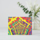 Carte Postale Formes Abstraites (Debout devant)