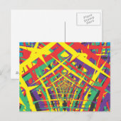 Carte Postale Formes Abstraites (Devant / Derrière)