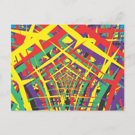 Carte Postale Formes Abstraites (Devant)