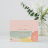 Carte Postale Formes Abstraites de Citation Moderne (Debout devant)