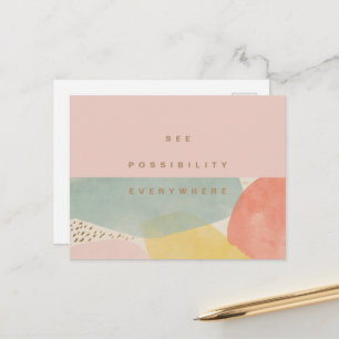 Carte Postale Formes Abstraites de devis modernes