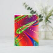 Carte Postale Formes Abstraites psychédéliques : (Debout devant)