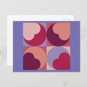 Carte Postale Formes cardiaques