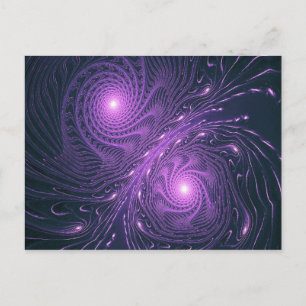 Carte Postale formes de lumière astrale