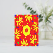 Carte Postale Formes de style Matisse Abstrait (Debout devant)