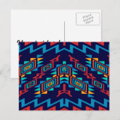 Carte Postale Formes déformées conception abstraite (Devant / Derrière)