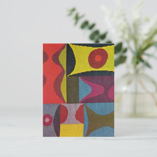 Carte Postale Formes élémentaires par Sophie Taeuber-Arp (Debout devant)