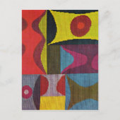 Carte Postale Formes élémentaires par Sophie Taeuber-Arp (Devant)