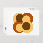 Carte Postale Formes géométriques Abstraites (Devant / Derrière)