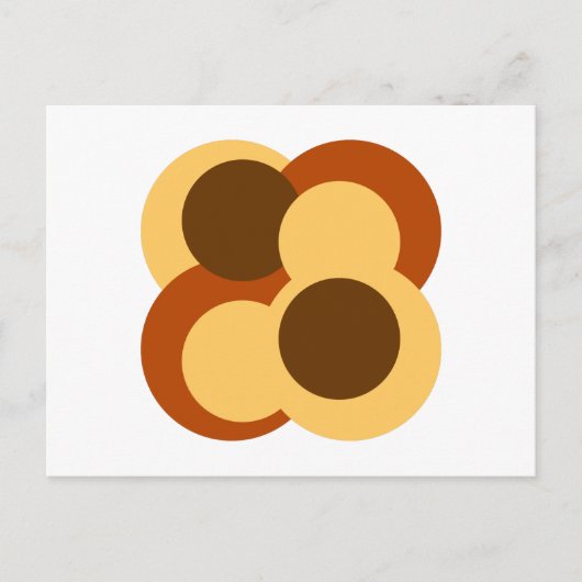 Carte Postale Formes géométriques Abstraites (Devant)