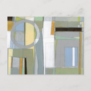 Carte Postale Formes géométriques Abstraites colorées